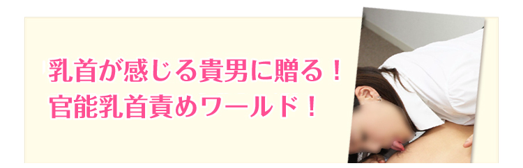 乳首が感じる貴男に贈る！官能乳首責めワールド！